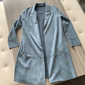 Zara Suede Trench Coat